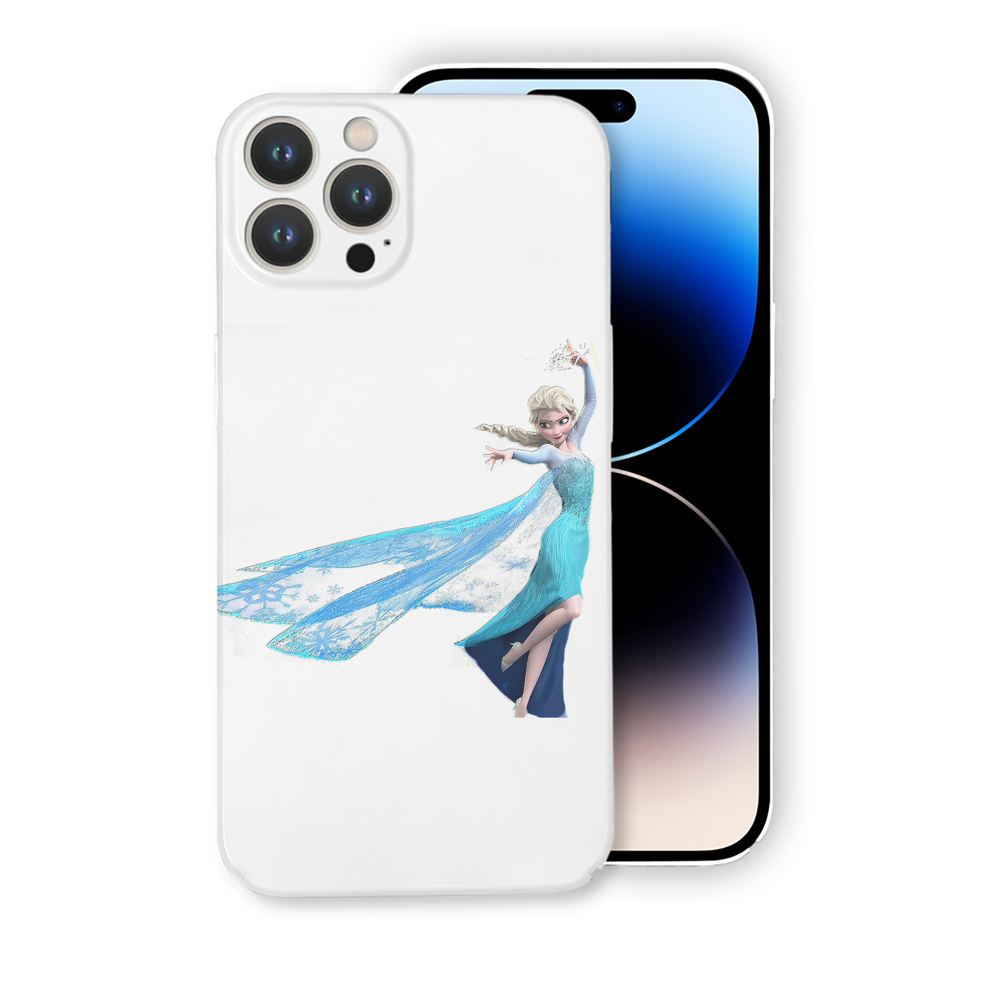 （画像用） アナと雪の女王 アンナ エルサ Frozen Anna Elsa 【iPhone 14シリーズ対応】ハードケース